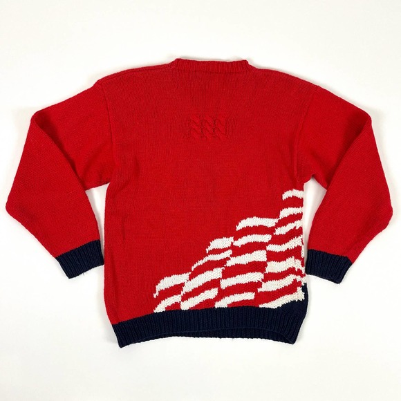 Vintage American Flag Sweater - Picture 4 of 4